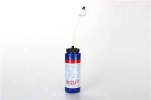 750 ml plast sportsflaske med halm